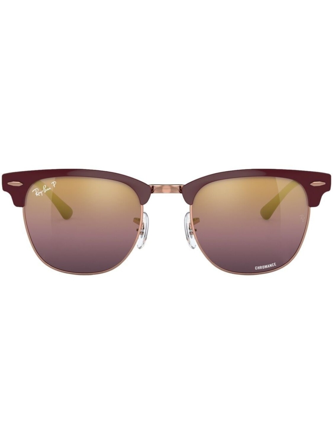 

Солнцезащитные очки Clubmaster в квадратной оправе Ray-Ban, красный