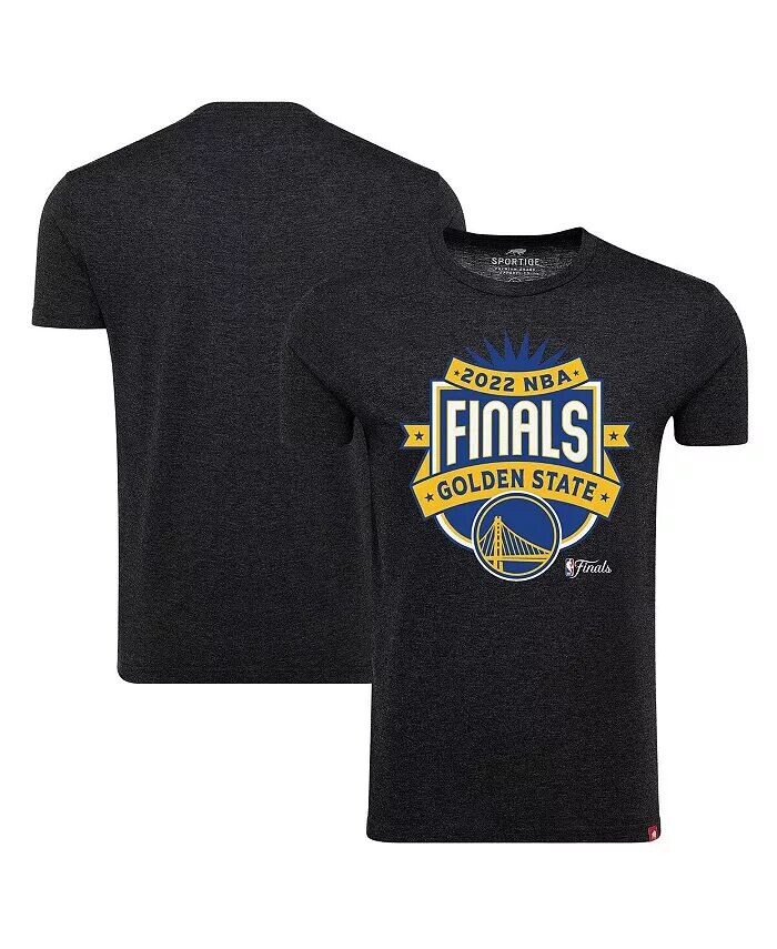 

Мужская черная удобная футболка с гербом Golden State Warriors NBA Finals 2022 Sportiqe
