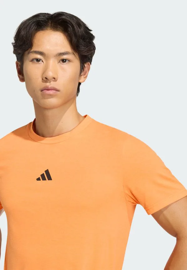 Спортивная футболка для тренировок d4t Adidas Performance, Pure Orange — фото 3