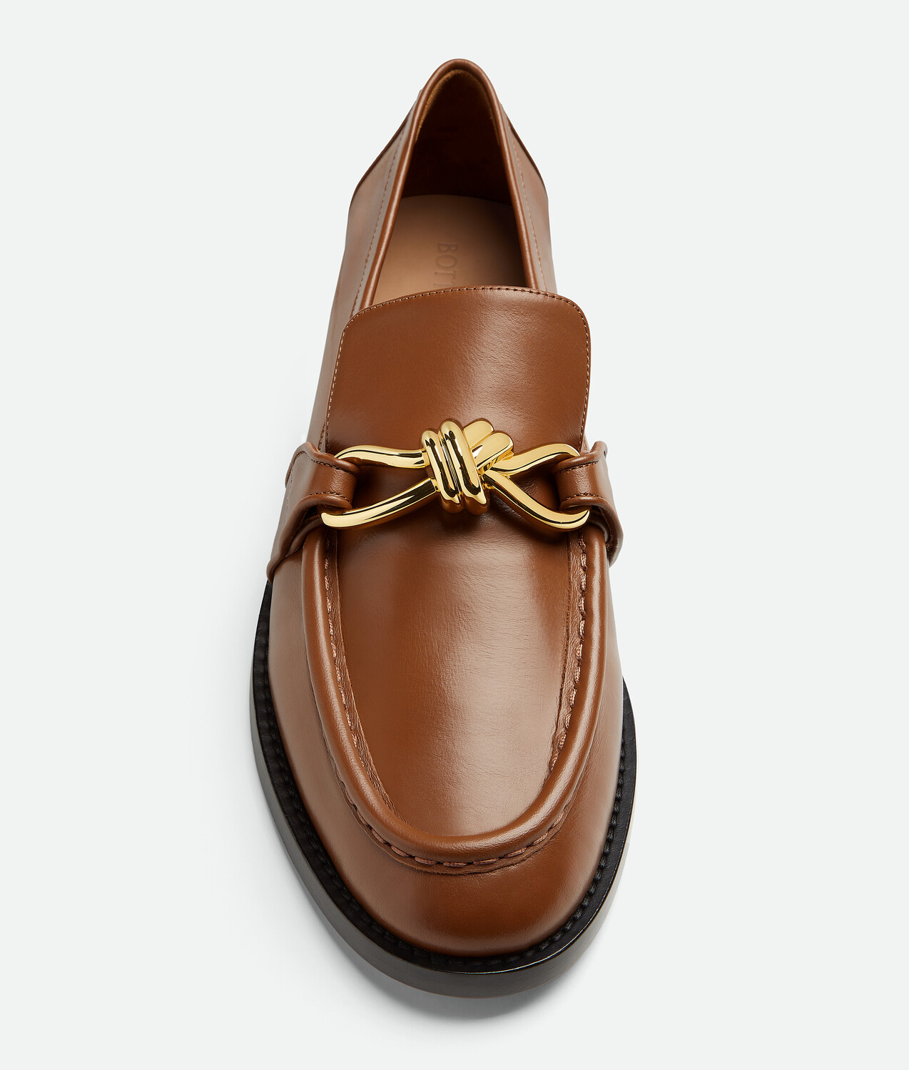 Лофер astaire BOTTEGA VENETA, новый янтарный — фото 4