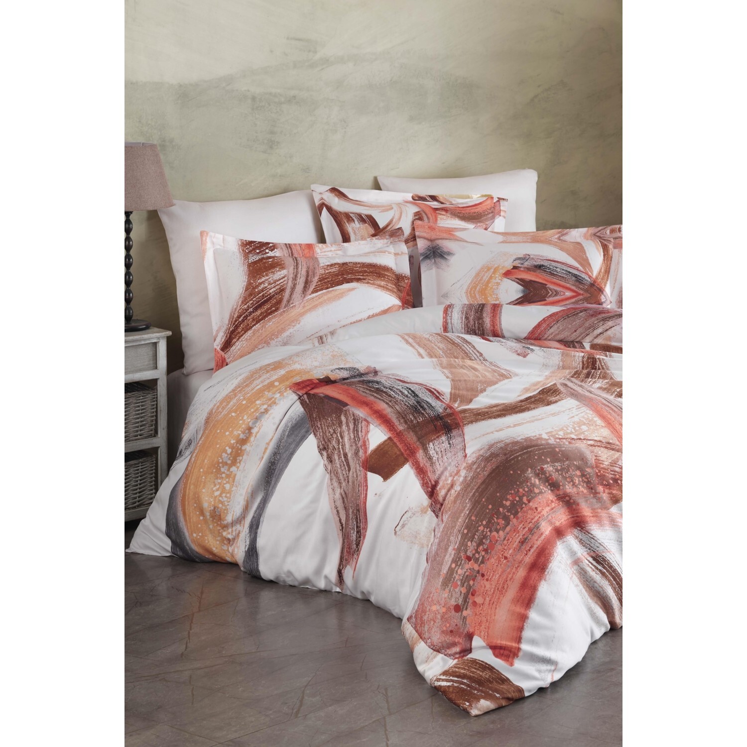 

Комплект постельного белья Varol Laura Home из лиоцелла (двойной) - Лиза