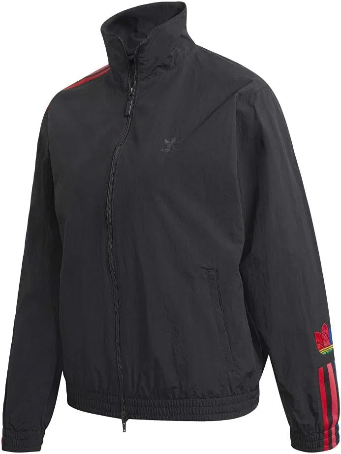 Куртка спортивная adidas Adicolor 3D Trefoil, Black/Multicolor
