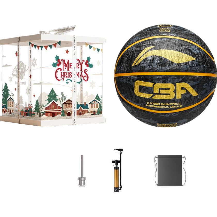 

LINING CBA Collection China резиновый баскетбольный мяч black gold размер 7 тренировочный unisex