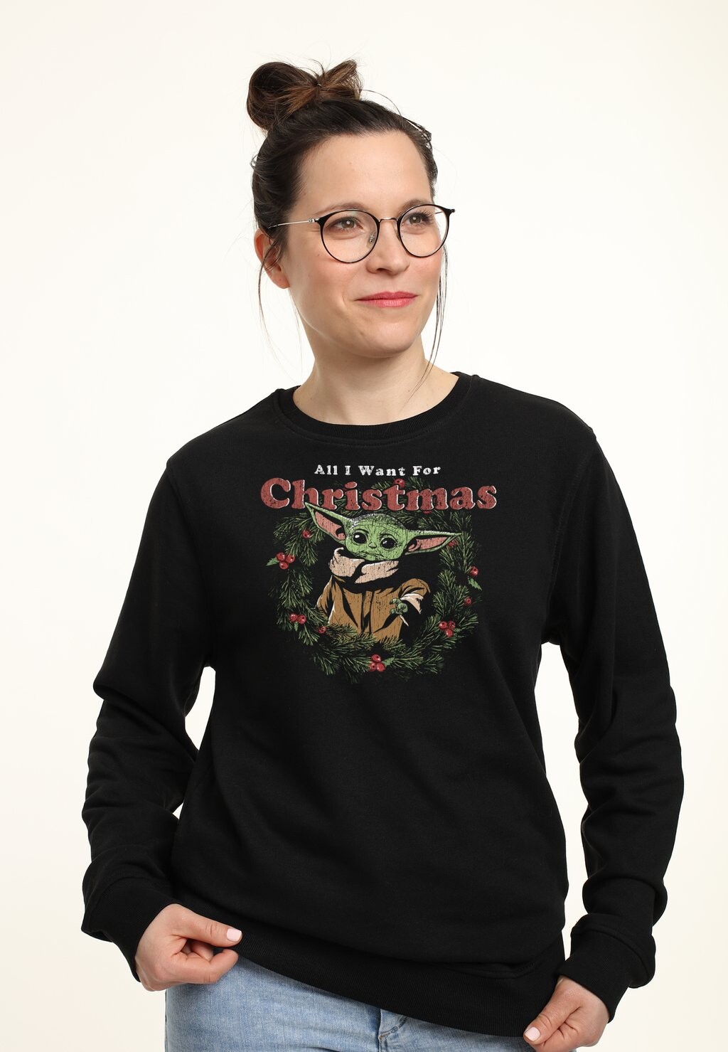 

Толстовка STAR WARS: MANDALORIAN ALL I WANT XMAS Star Wars, черный