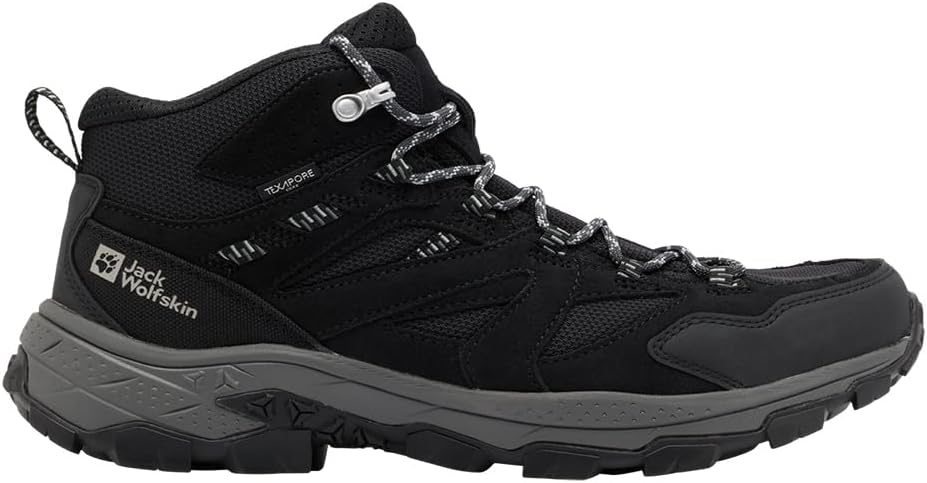 Мужские треккинговые кроссовки Jack Wolfskin среднего верха, Phantom — фото 2