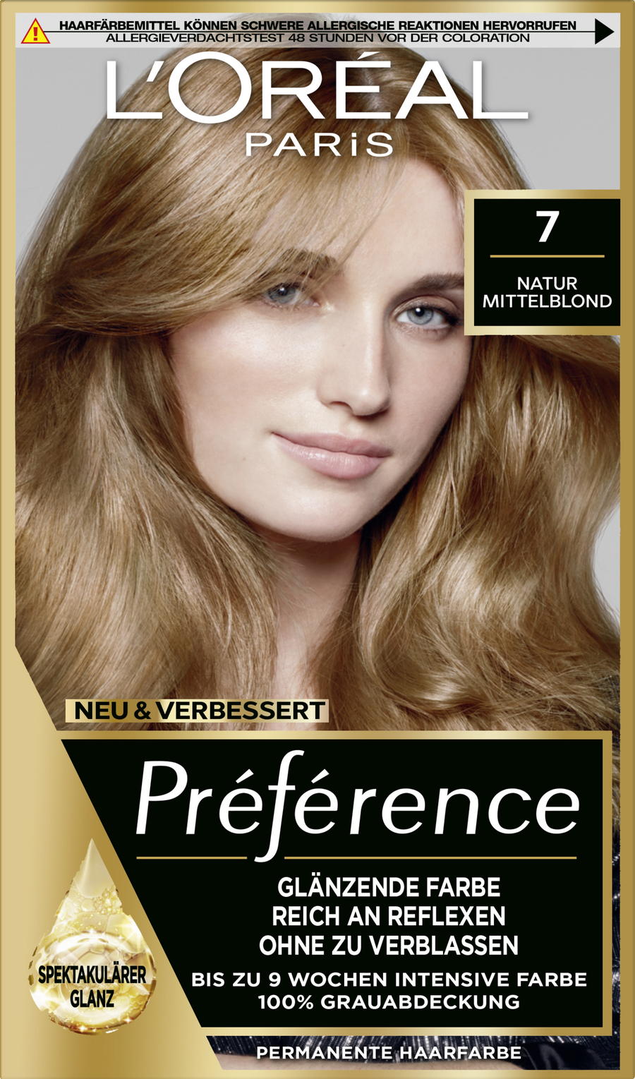 

Краска для волос L’Oréal Paris Préférence 7 Natur Mittelblond