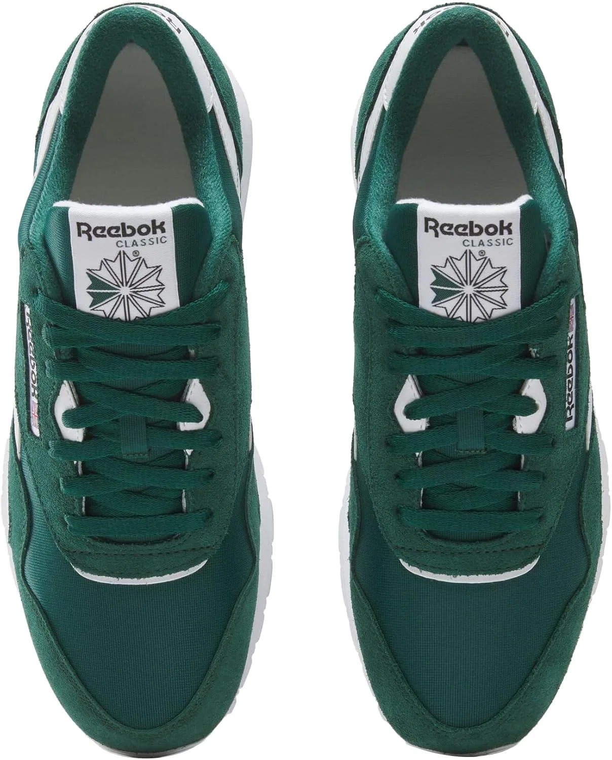 Кроссовки Reebok Court Advance, зеленые, белые — фото 3