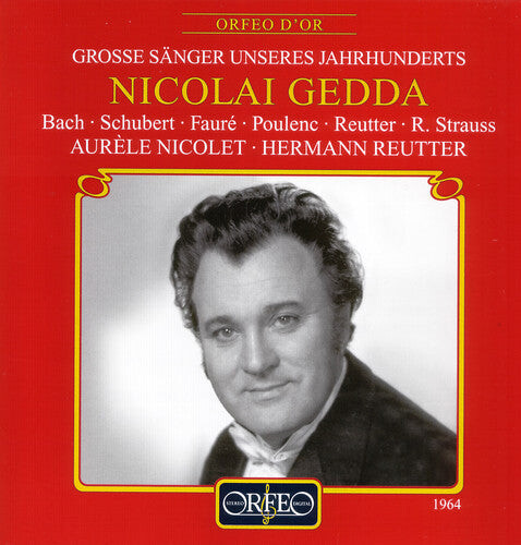 

CD диск Gedda / Bach / Schubert / Nicolet / Reutter: Nicolai Gedda