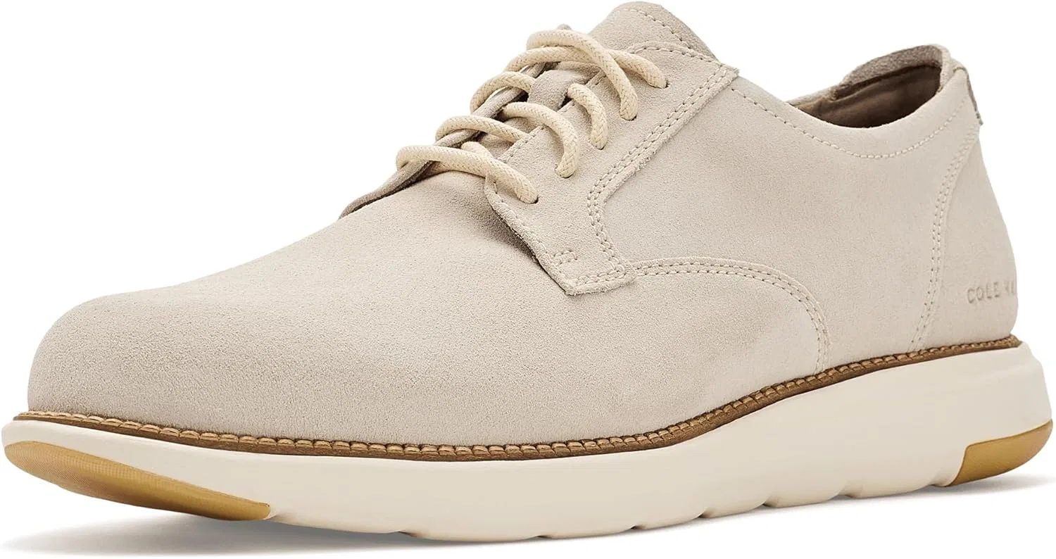 Туфли Cole Haan Grand Men's Crosscourt Baseline Trainers, Angora Suede Ivory