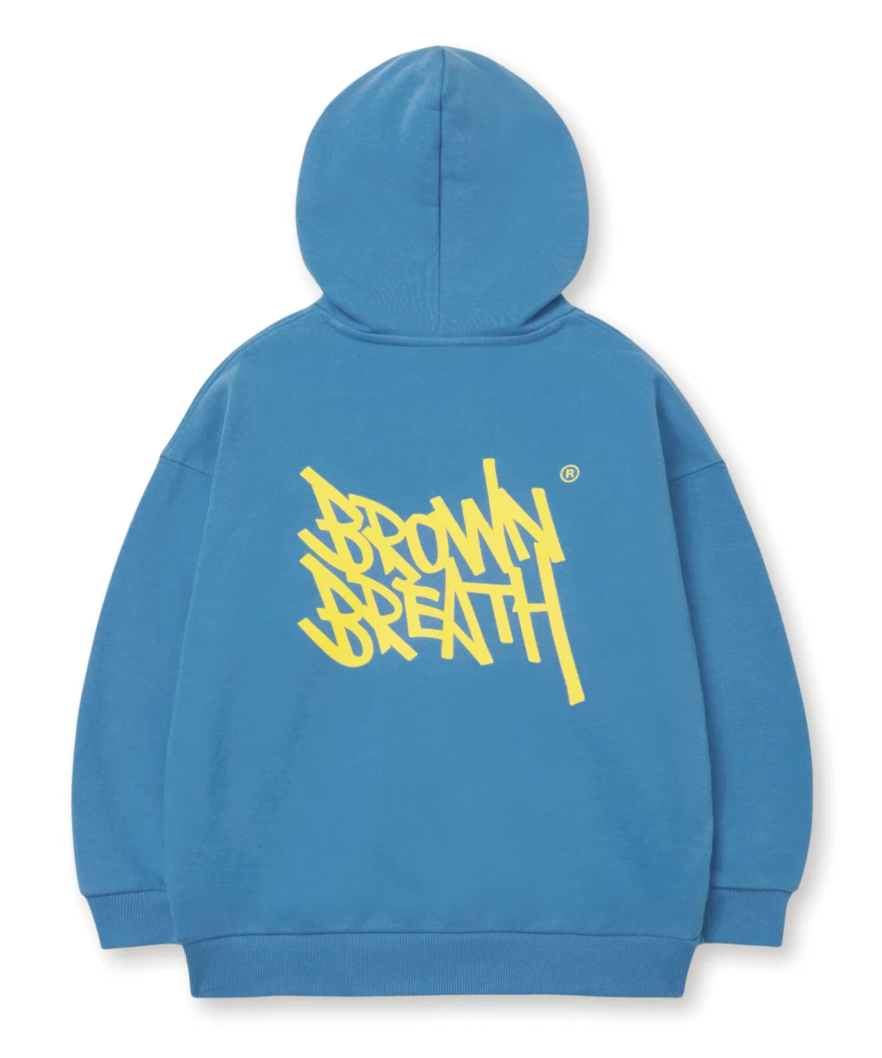 Детская толстовка с капюшоном Tag синяя от Brownbreath Kids — фото 2