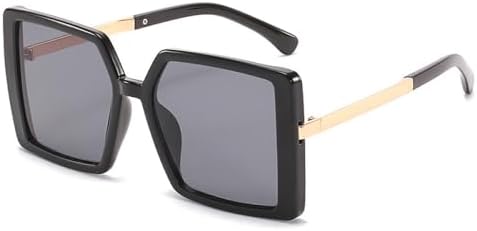 

Крупные солнцезащитные очки для женщин, винтажные очки с градиентными линзами, квадратная оправа, солнцезащитные очки для женщин с защитой от УФ-излучения UV400 MTZJH, C1