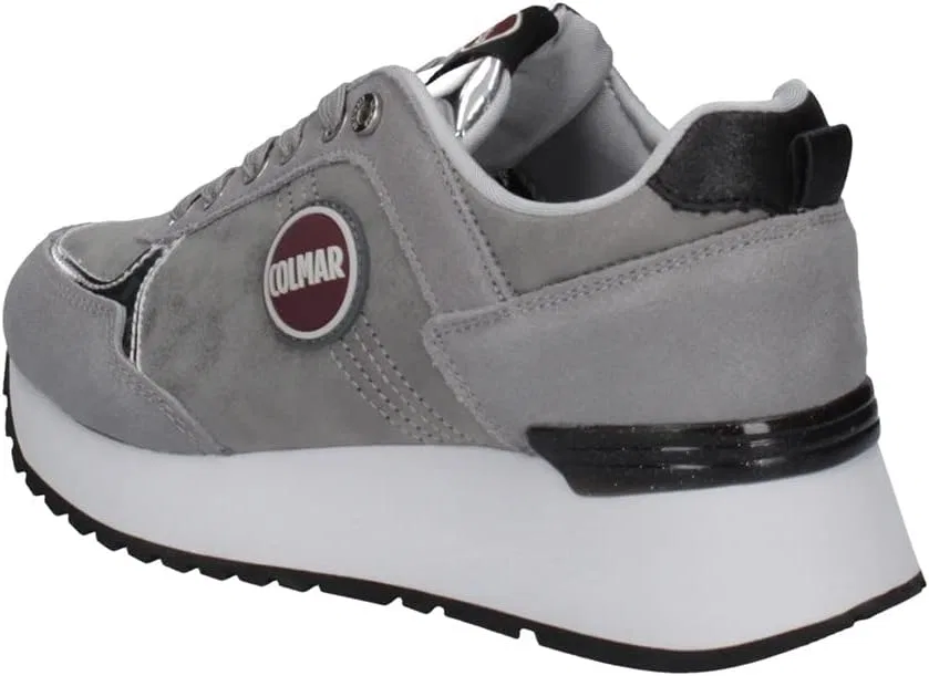 Кроссовки COLMAR Scarpe Donna Running Travis Punk 100 Pelle/Ecopelle Nero D22CO01, Gray — фото 2