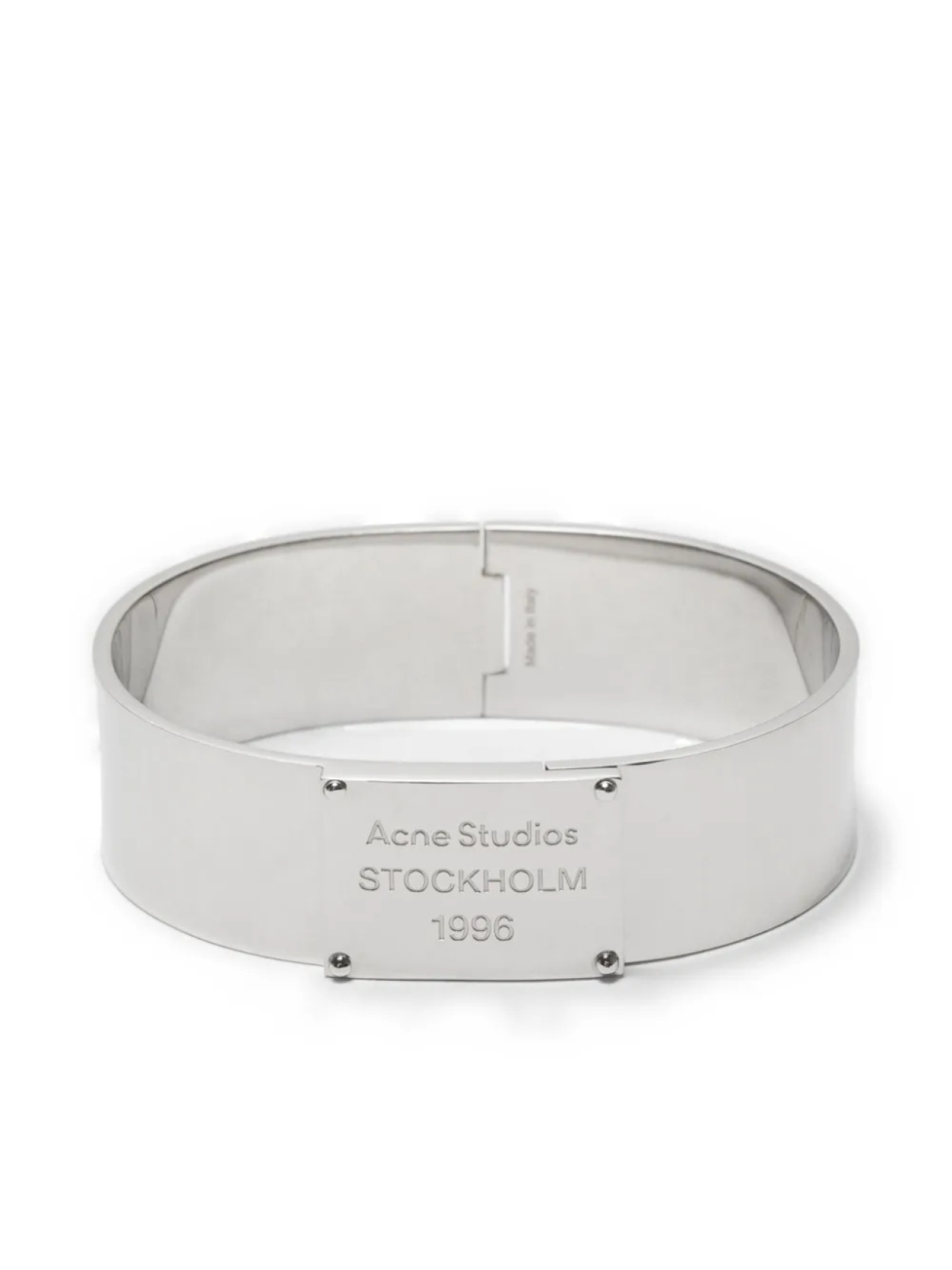 

Браслет с гравировкой логотипа Acne Studios, серебристый