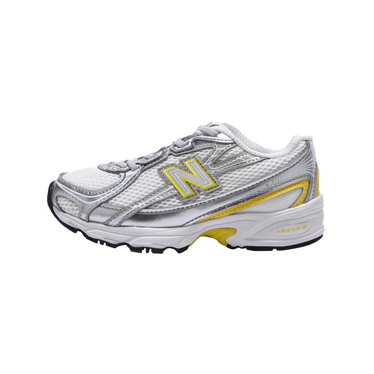 Кроссовки беговые 740 New Balance серебристо-серые/лимонно-желтые