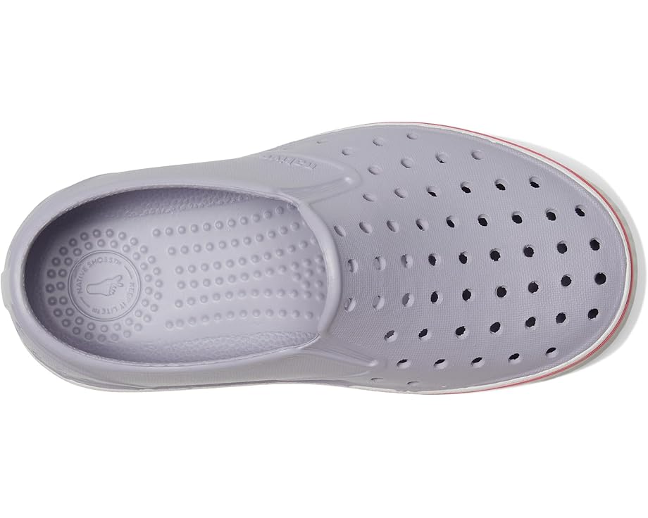 Детские слипоны Native Shoes Miles (для малышей и детей) Native Shoes Kids, Future Purple/Shell White — фото 2