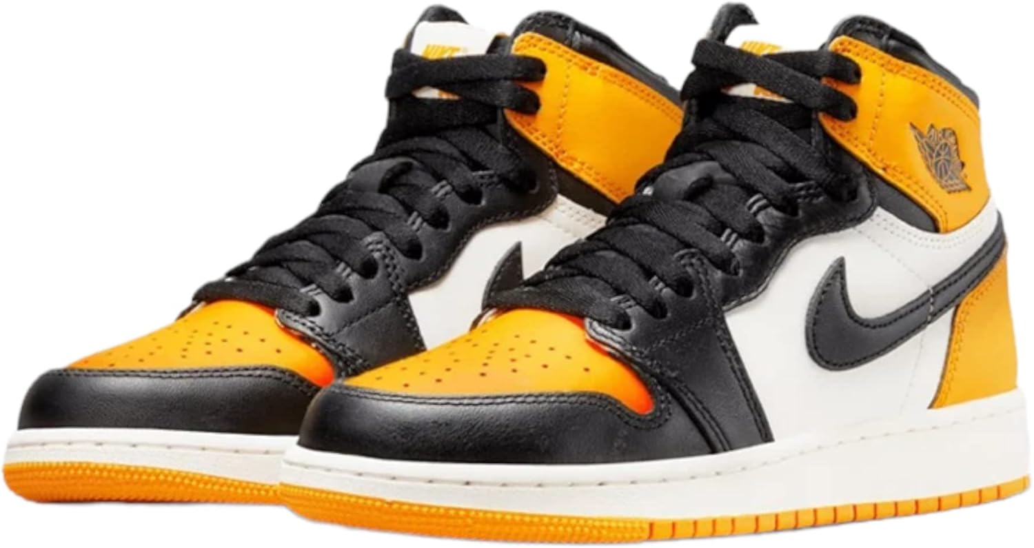 Кроссовки Jordan Air 1 Retro High OG для школьников, черный — фото 3
