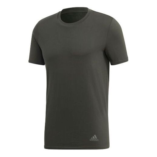 

Футболка Men's adidas 25/7 Running Sports Solid Color Short Sleeve Black 7 Tee, черный