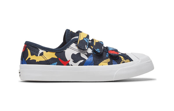 Кроссовки jack purcell low easy-on 'shark bite - black' Converse, синий — фото 2
