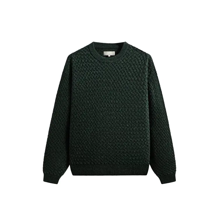 

Вязаный свитер Basketweave Chenille Lewis для мужчин KITH, зеленый