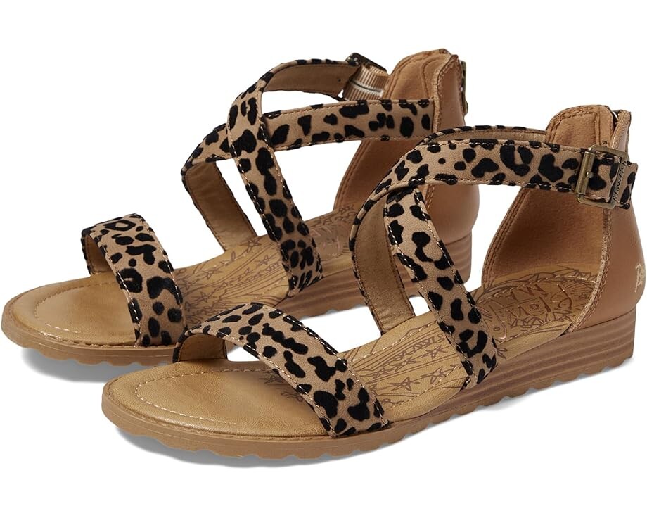 

Сандалии Blowfish Malibu Kids Aida-K, цвет Bee Honey/Sahara Leopard