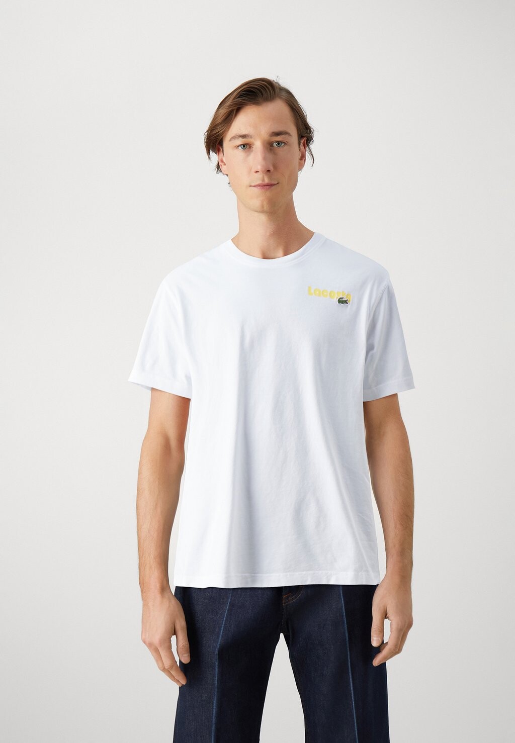 

Футболка с принтом Summer Logo Lacoste, белая