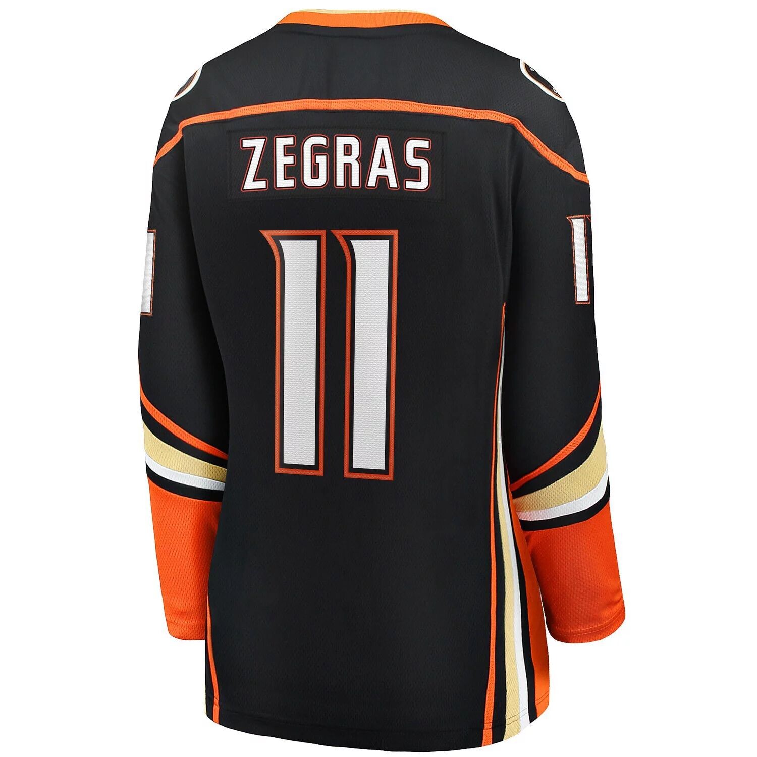 

Женская футболка Fanatics с логотипом Trevor Zegras Black Anaheim Ducks Home Breakaway Player Fanatics