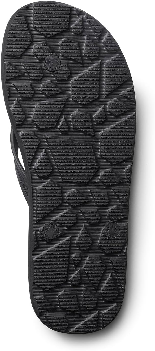 Мужские сандалии Volcom Rocker Flip Flop, черный — фото 2