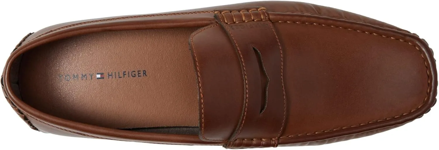 Мужские лоферы Tommy Hilfiger Amile Drivers, коньячный — фото 3