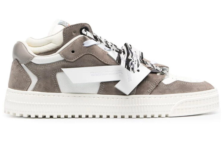 Кроссовки мужские Off-White Off-Court, серый / белый — фото 2