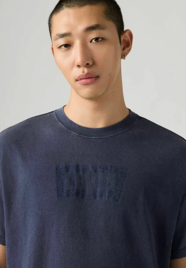 Футболка с винтажным принтом Levi'S, Grunge Wash Gr Smoke-0409 — фото 3