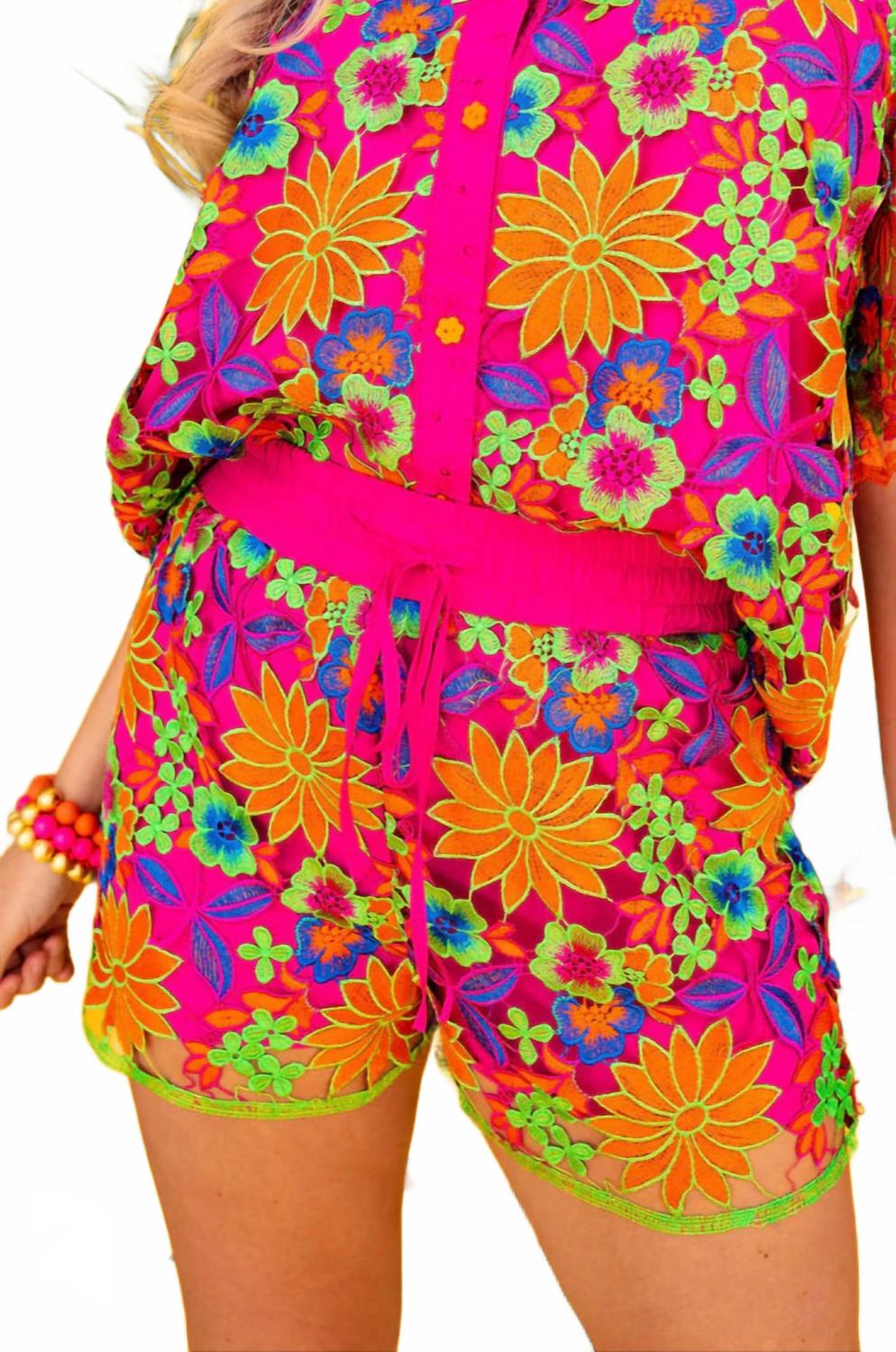 

Шорты для отдыха Malibu Lounge, разноцветные Brianna Cannon, Multi