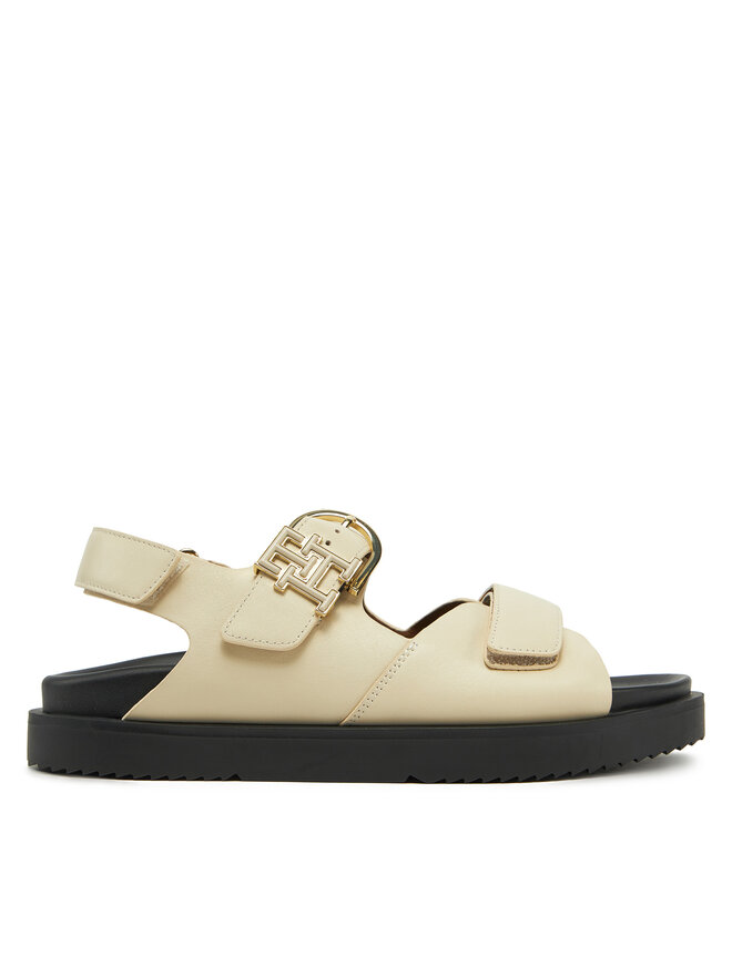 Сандалии Leather Sporty Sandal FW0FW08799 Tommy Hilfiger, экрю