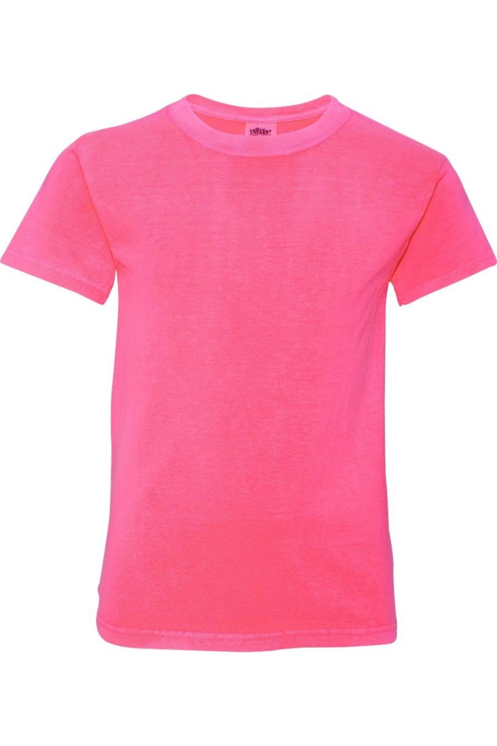 

Футболка Comfort Colors Garment-Dyed Youth Heavyweight, неоново-розовый