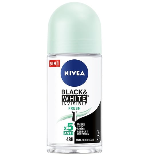 

Шариковый антиперспирант 50мл Nivea, Black&White Invisible Fresh