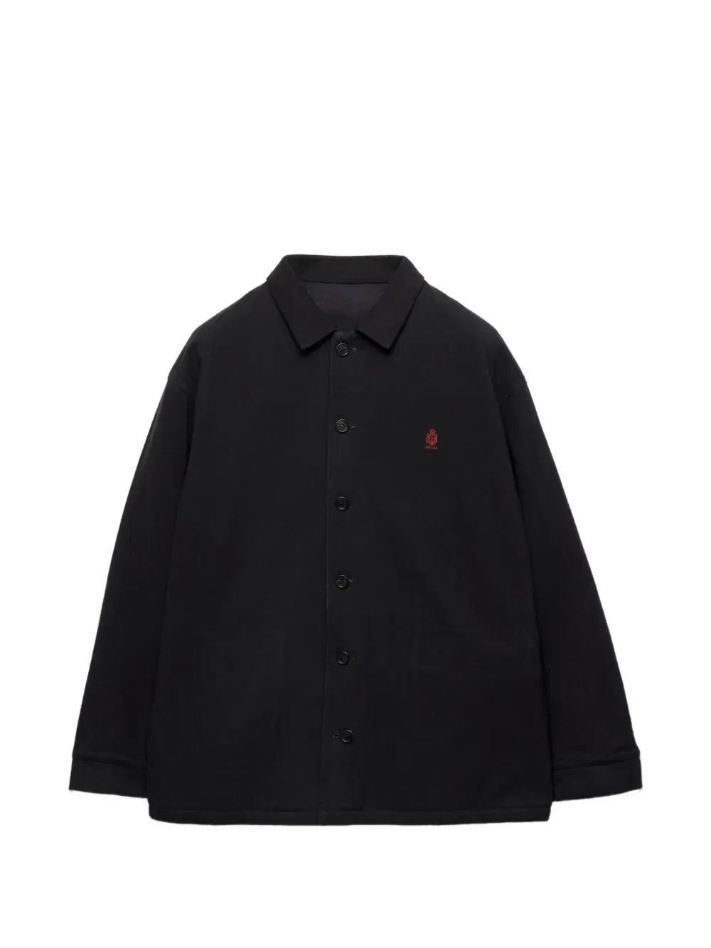 Хлопковая куртка Prada, черный