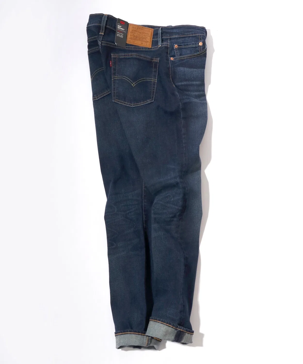 Джинсы Levi's Premium 510 Big E Skinny stretch, тёмно-синий — фото 4