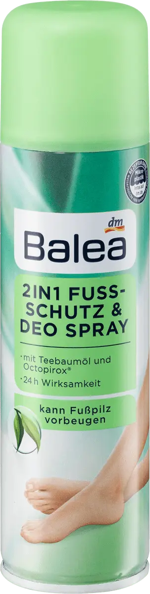 

Защита ног 2в1 и усилитель Дезодорант-спрей 200 мл Balea