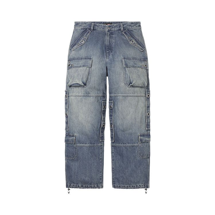 

Брюки Supreme x Y’s Denim Utility Pant, Washed Blue