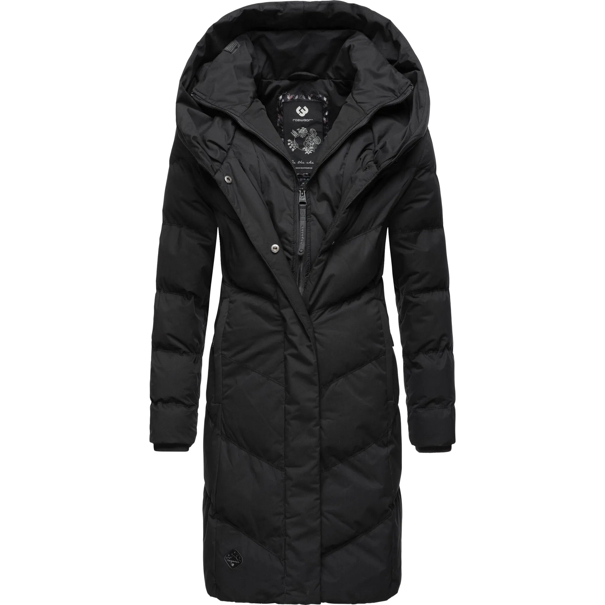 

Стеганое пальто Ragwear "Наталка", стильная, стеганая зимняя парка с капюшоном на подкладке, цвет Shadow