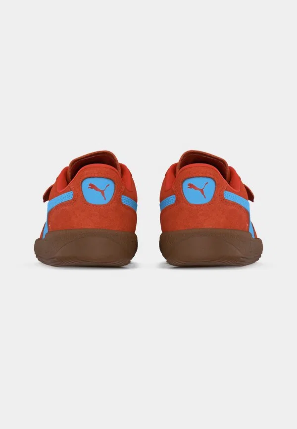 Кроссовки palermo jr Puma, Amarena/Vibrant Blue — фото 4