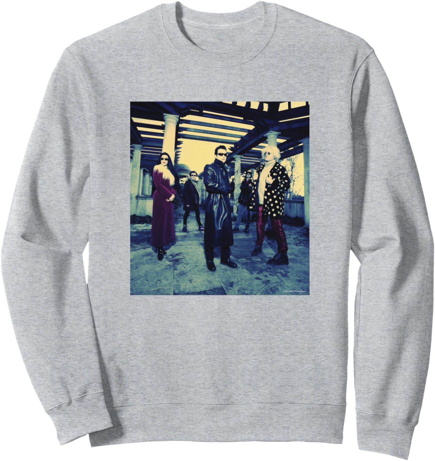 

Фото Криса Даффи, толстовка с изображением группы The Damned, серая Chris Duffy Photography, Серый, Фото Криса Даффи, толстовка с изображением группы The Damned, серая Chris Duffy Photography