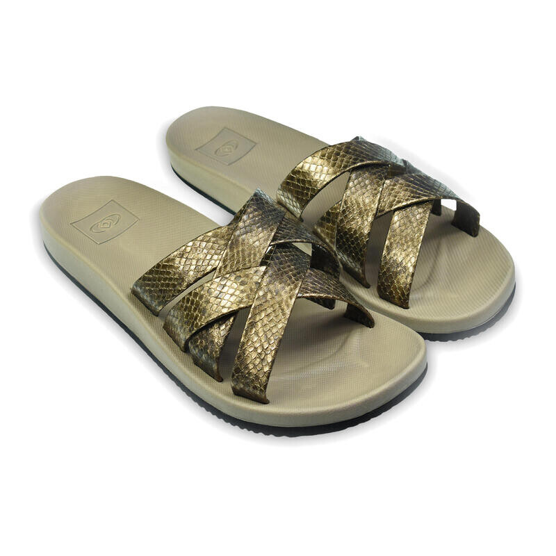 

Шлепанцы Brasileras, цвет gold/gold
