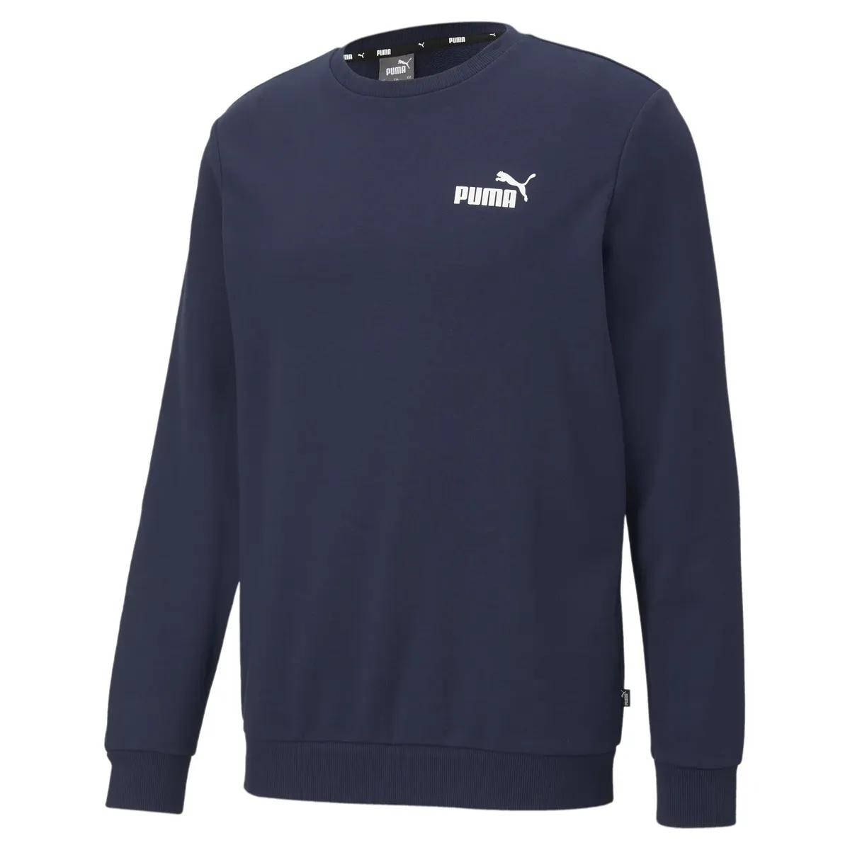 

Толстовка PUMA с капюшоном "ESS SMALL LOGO CREW TR", цвет Peacoat