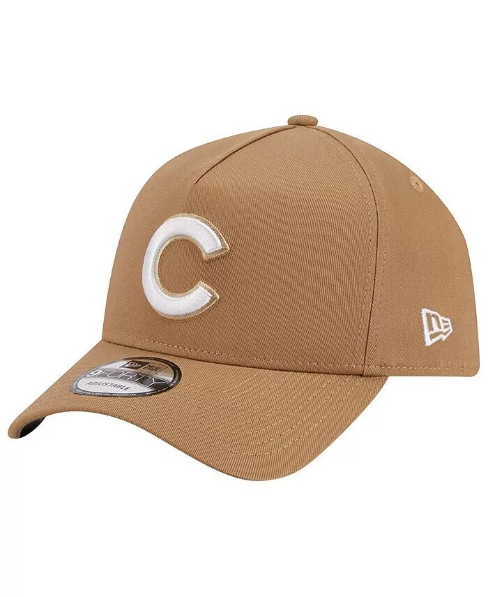 

Мужская регулируемая кепка цвета хаки Chicago Cubs A-Frame 9FORTY New Era, бежевый