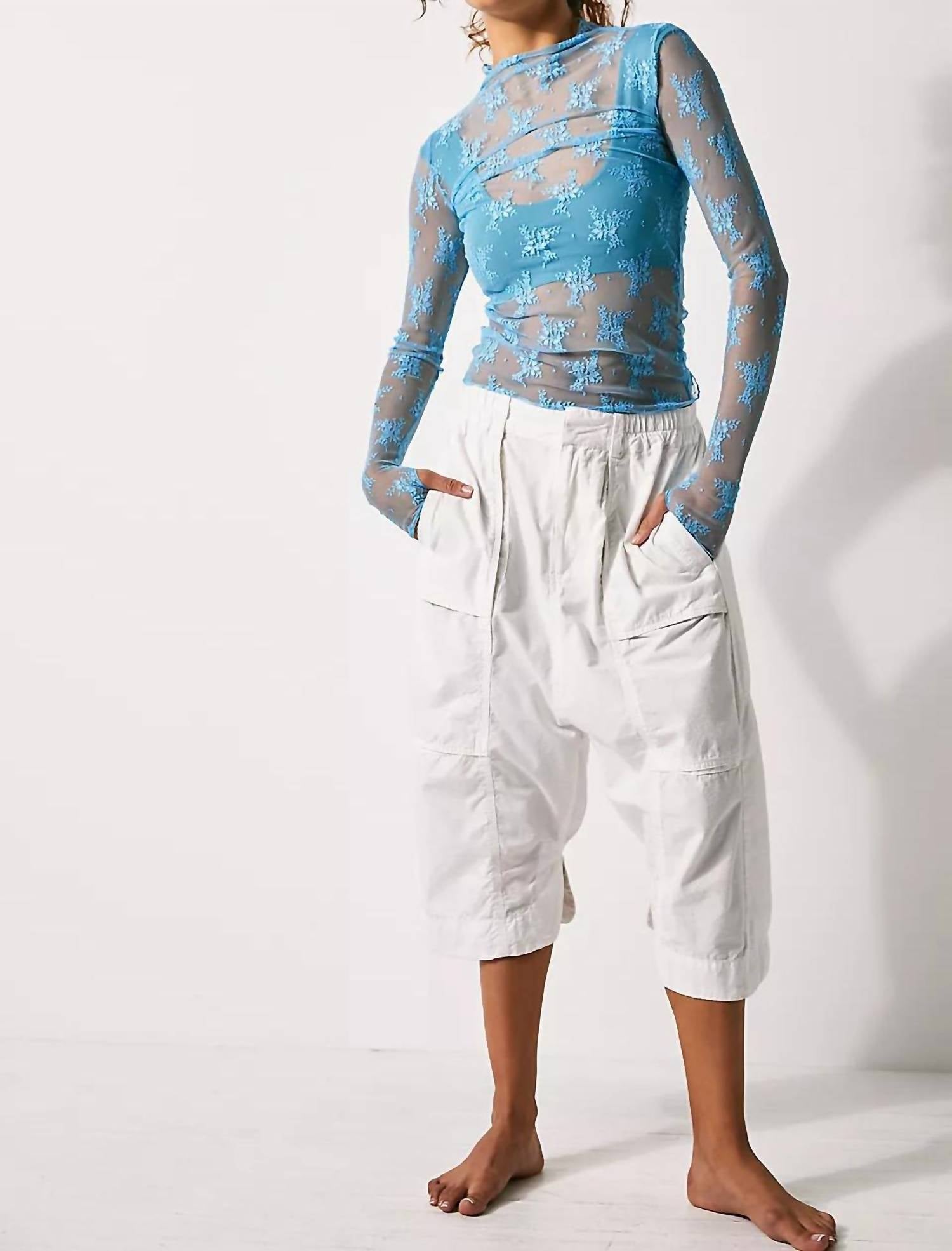 

Топ Lady Lux Layering в синем колокольчике Free People