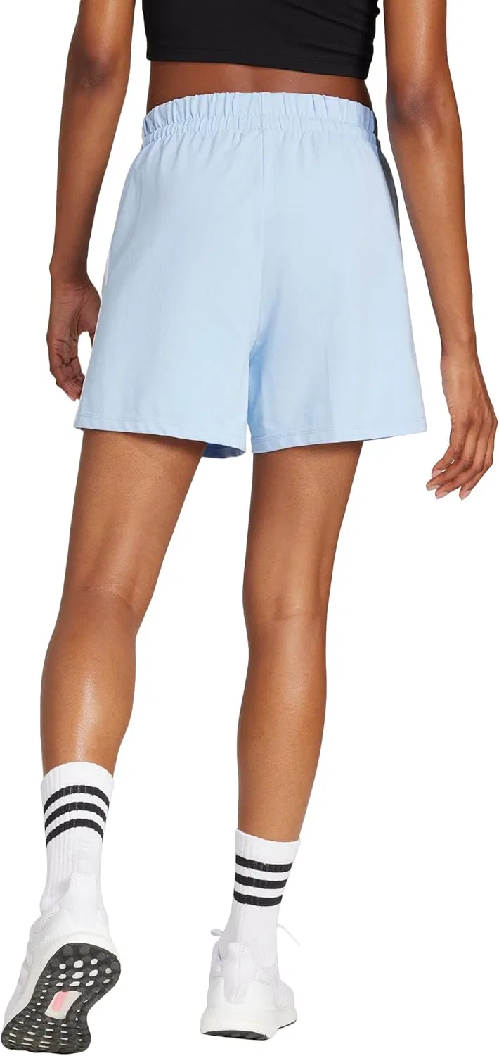 Шорты для активного отдыха adidas, 3 полоски, Blue/White — фото 2