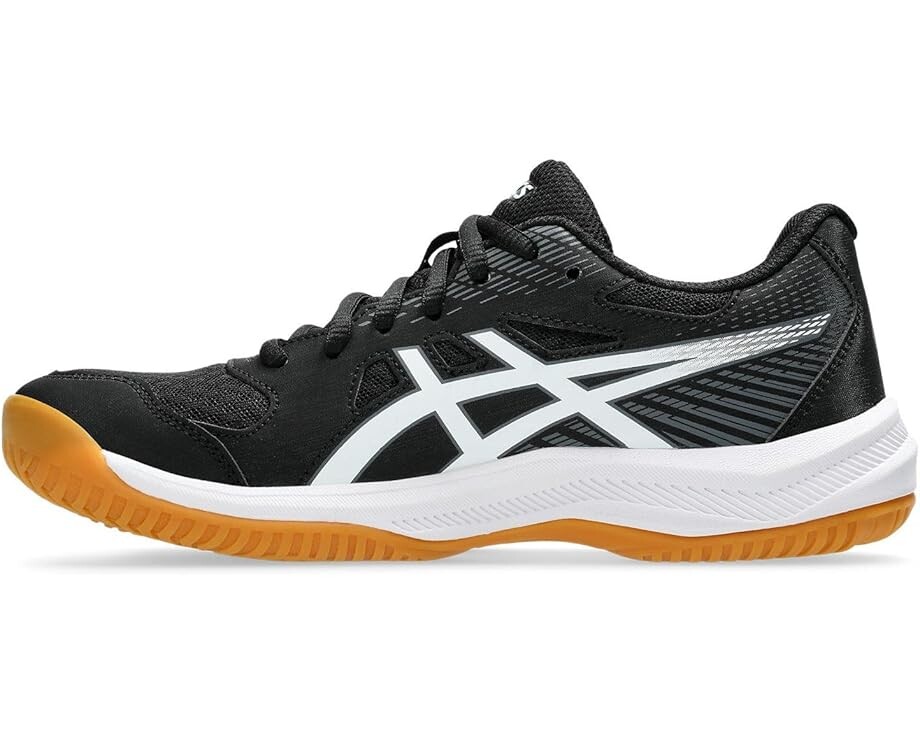 Кроссовки ASICS Upcourt 6 Volleyball Shoe, черный/белый — фото 4