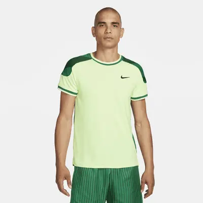 

Футболка Nike NikeCourt Slam, цвет Barely Volt/Malachite/Barely Volt/Black