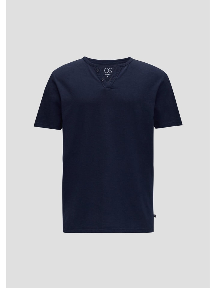 

QS Футболка 5884_темно-синего цвета, Синий, QS Футболка 5884_темно-синего цвета