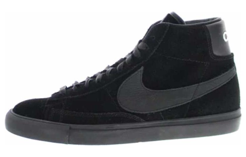 

Кроссовки Nike Blazer Skateboarding Shoes Men High-top Black, черный